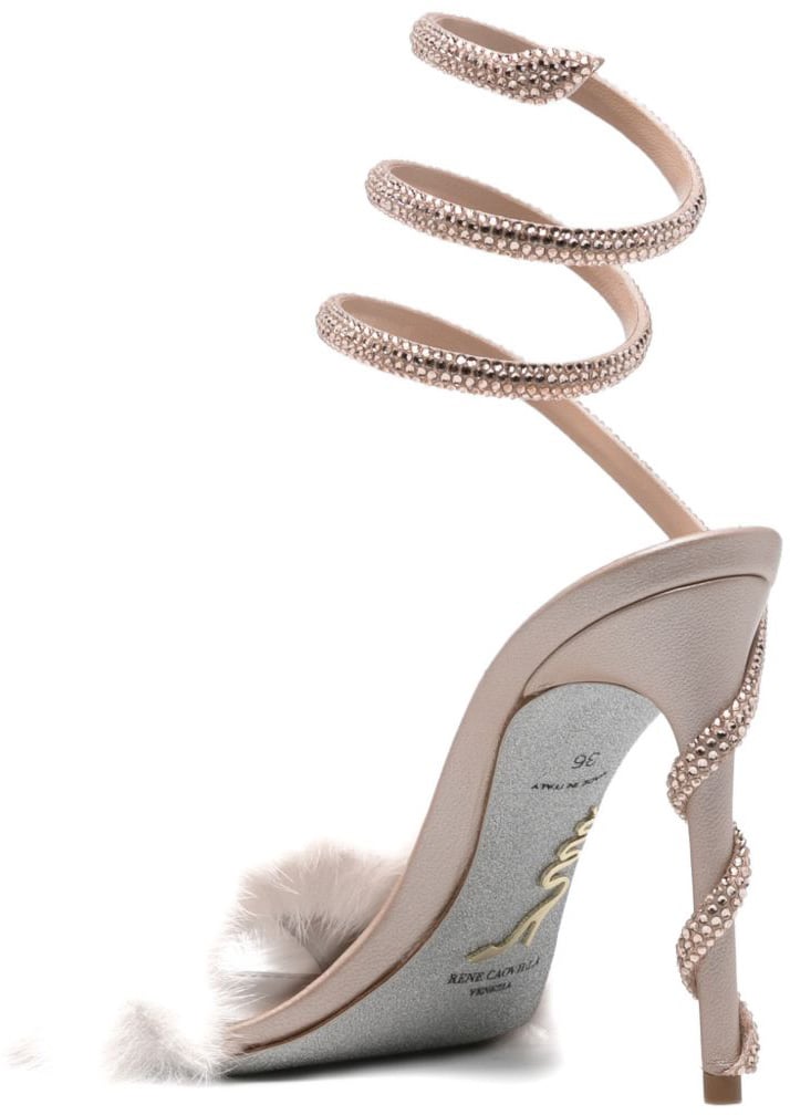 Rene Caovilla Sandals Pink Roze