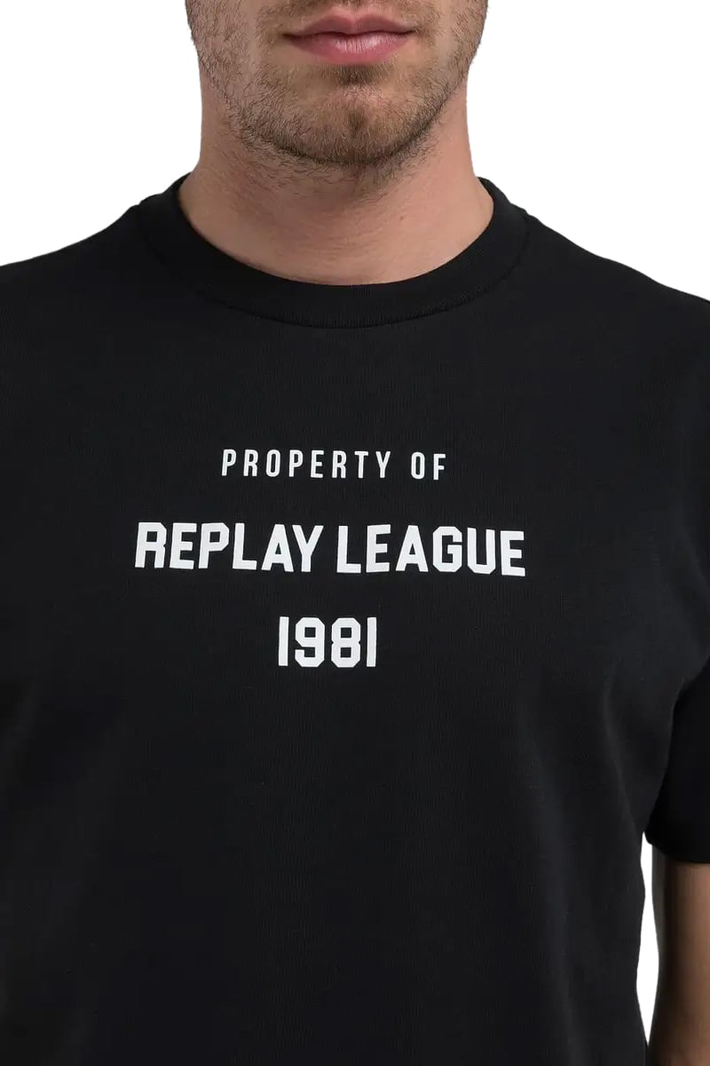 Replay Replay T-Shirt Zwart