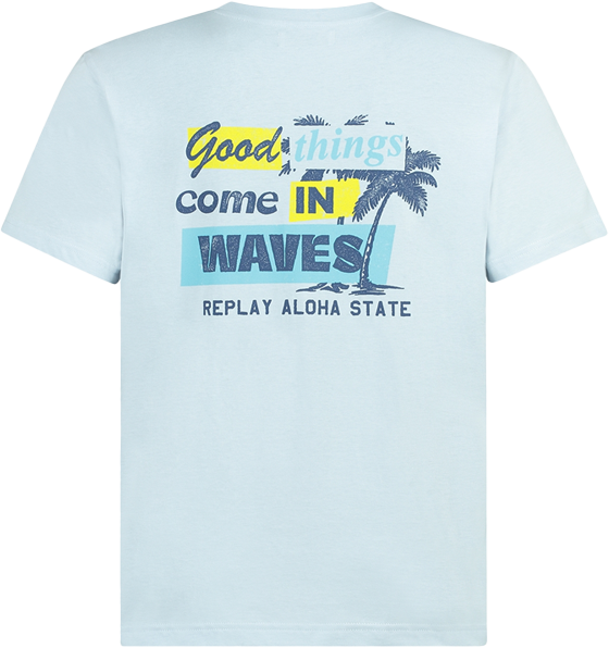 Replay Replay T-Shirt Blauw