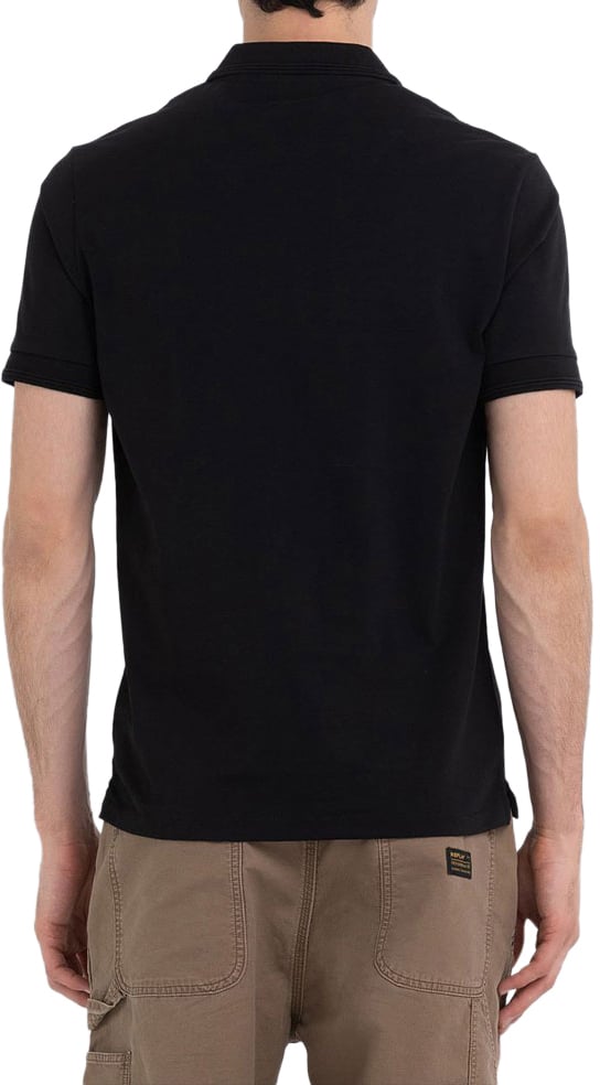 Replay Replay Polo Zwart