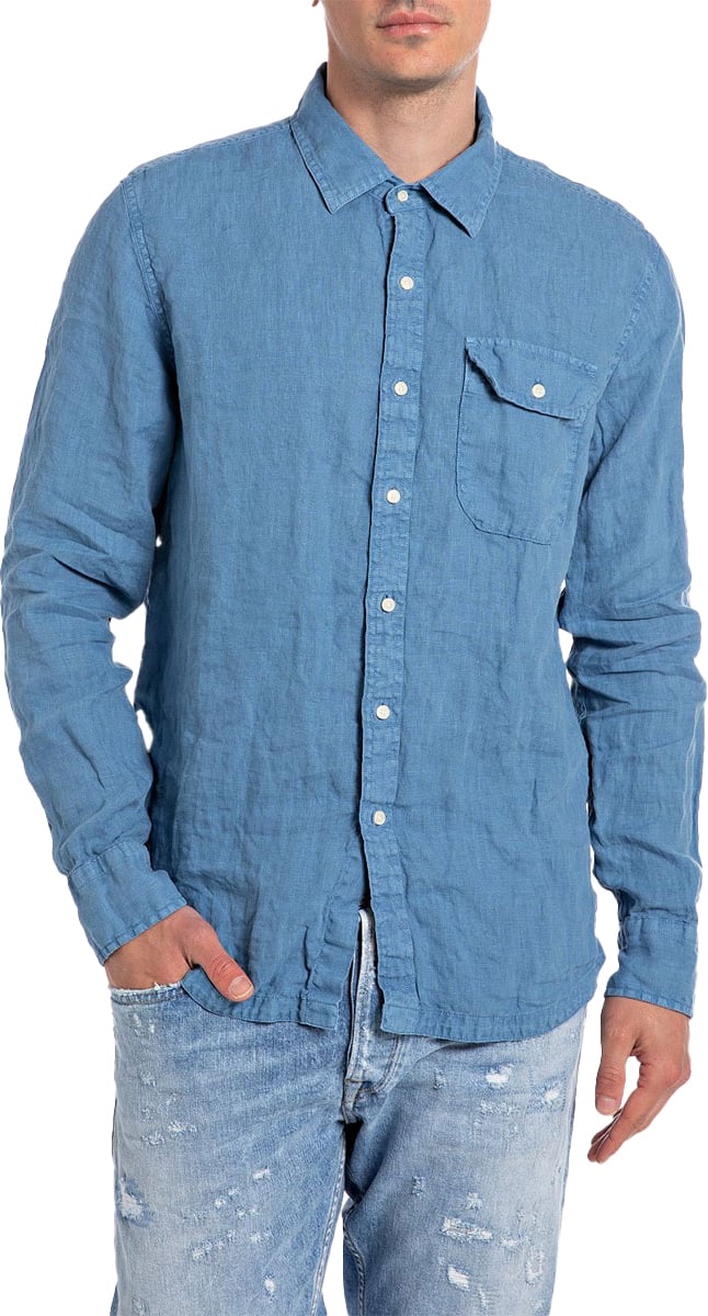 Replay Replay Camicia Blauw