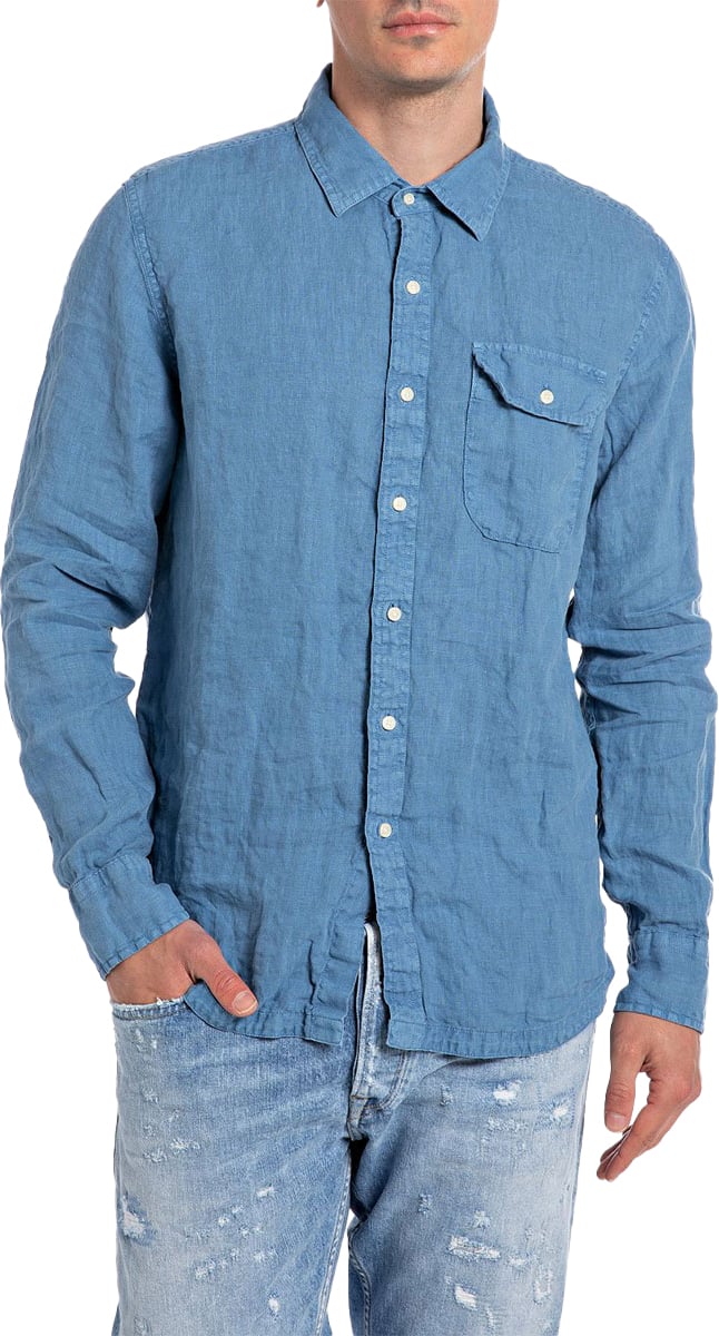 Replay Replay Camicia Blauw