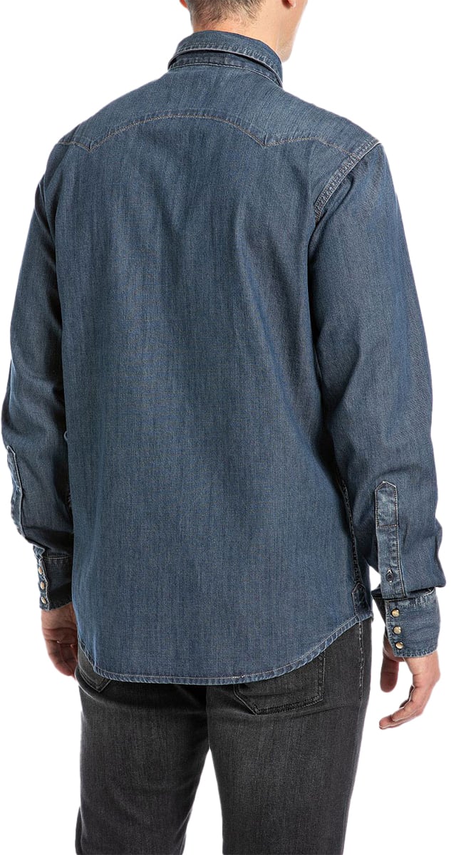 Replay Replay Camicia Blauw