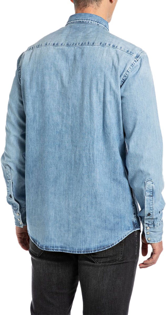 Replay Replay Camicia Blauw