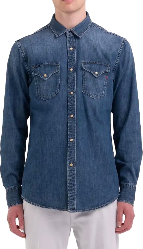 Replay Replay Camicia Blauw
