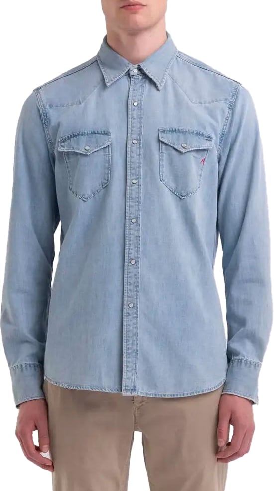 Replay Replay Camicia Blauw
