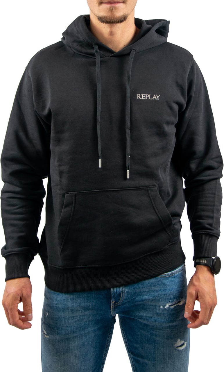 Replay Replay Felpa Hoodie Zwart