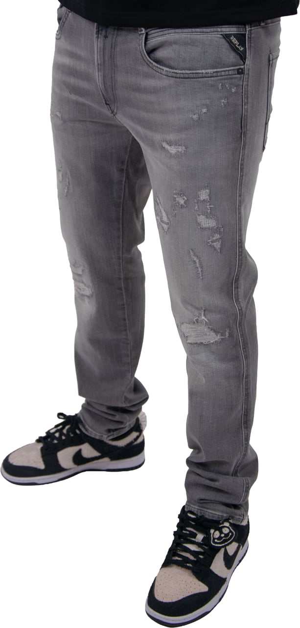 Replay Anbass Slim Fit Special Grijs