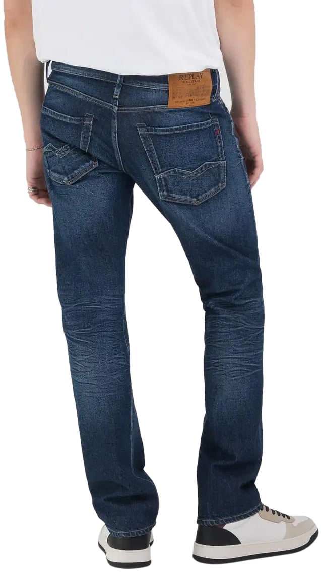 Replay Replay Waitom Regular Fit Blauw