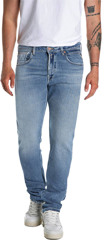 Replay Replay Grover Original Blauw