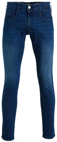 Replay Replay Anbass Power Stretch Blauw
