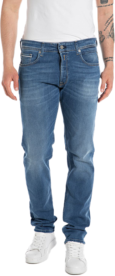 Replay Replay Power Stretch Grover Blauw