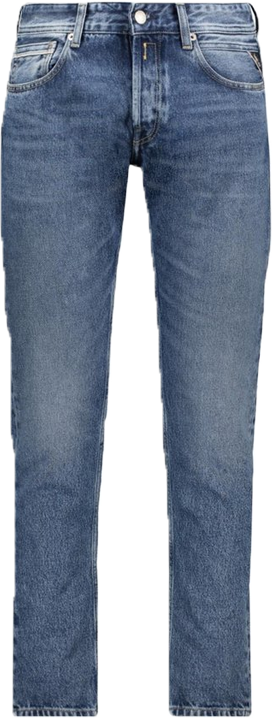 Replay Replay Grover Straight Fit Blauw