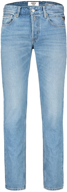 Replay Grover Straight Fit Blauw