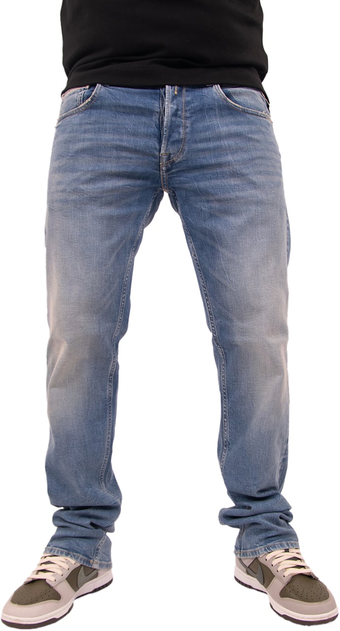 Replay Replay Grover Straight Fit Blauw