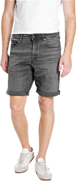 Replay Replay Stretch Short Zwart