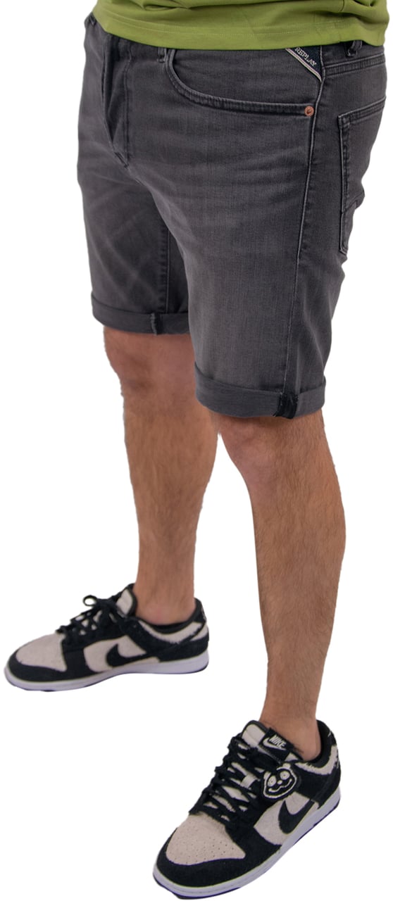 Replay Stretch Short Zwart