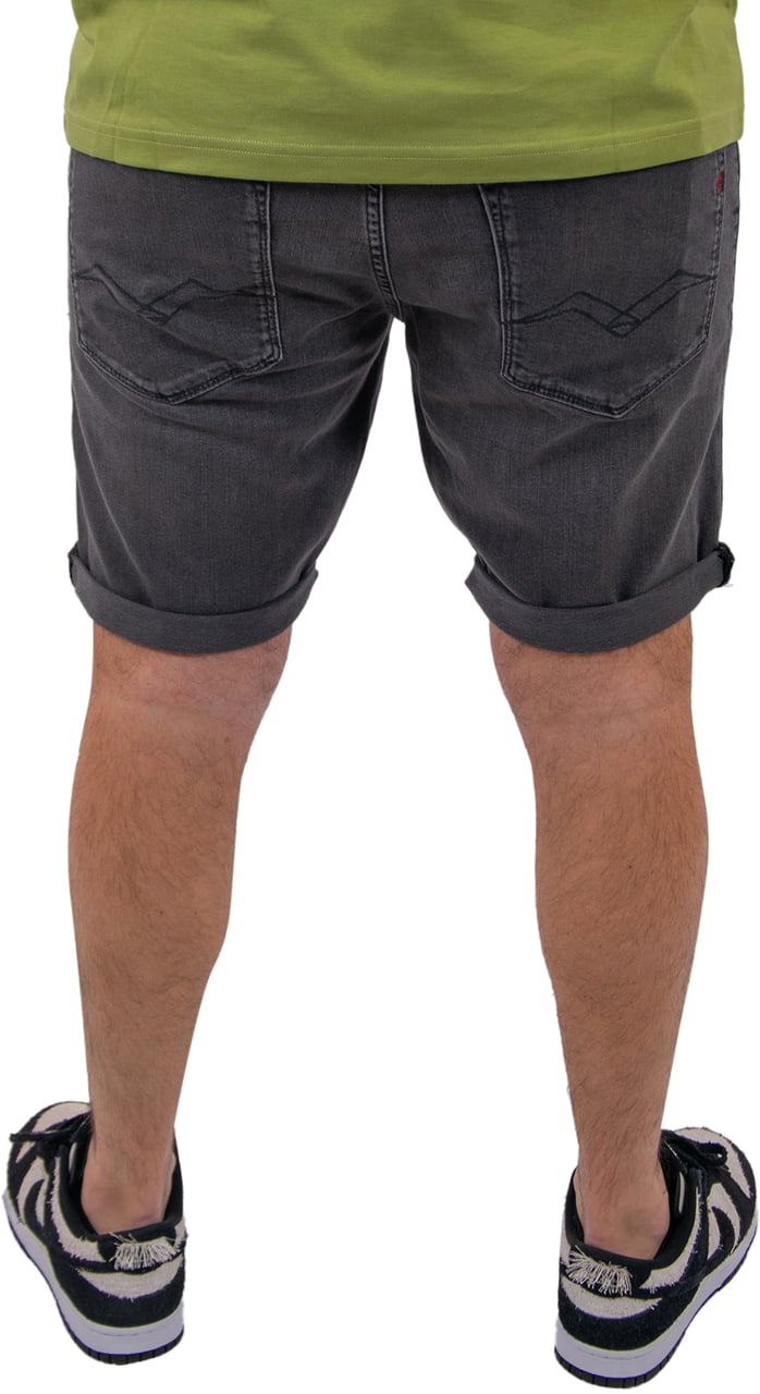 Replay Stretch Short Zwart