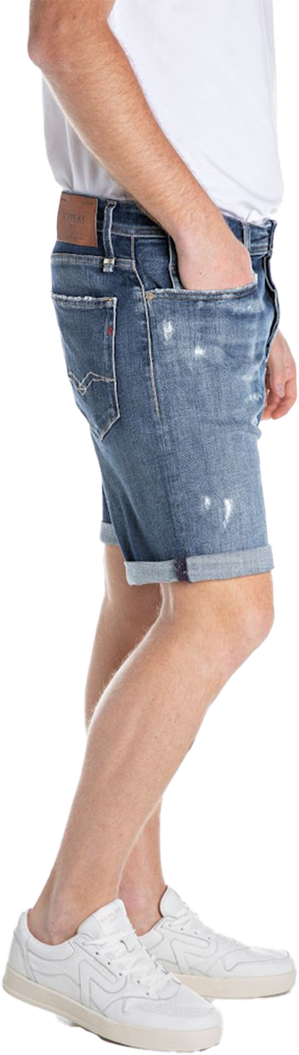 Replay Replay RBJ.981 Short Blauw