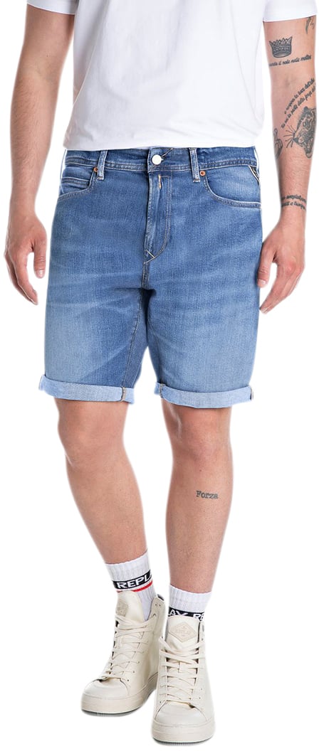 Replay Replay ACTIE RBJ.981 Short 573 Eco Plus Blauw