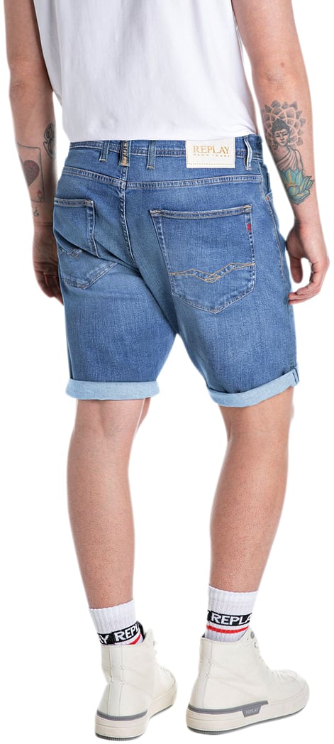 Replay Replay ACTIE RBJ.981 Short 573 Eco Plus Blauw