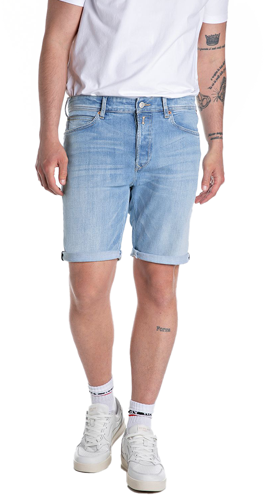 Replay Replay ACTIE RBJ.981 Short 573 Eco Plus Blauw