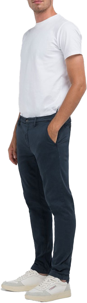 Replay Replay Zeumar Slim-Fit Chino Blauw