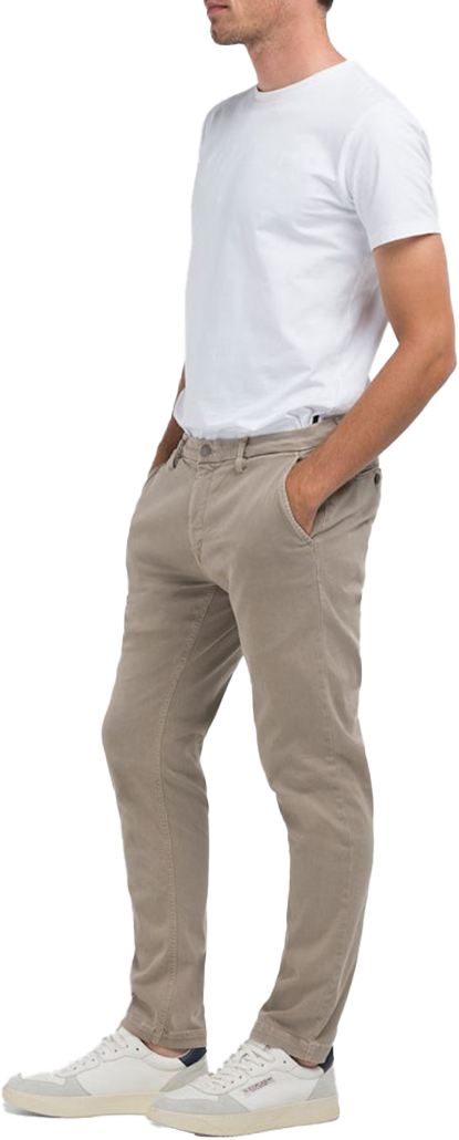 Replay Replay Zeumar Slim-Fit Chino Beige