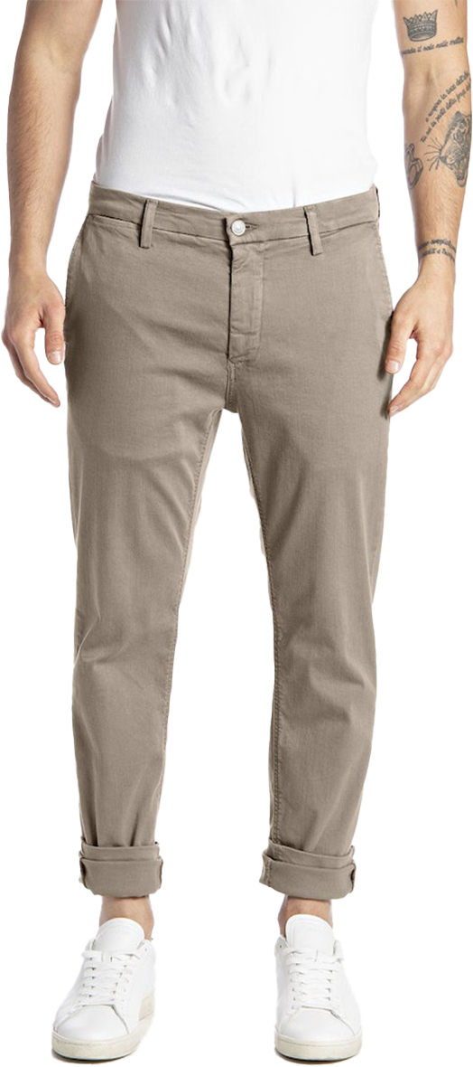 Replay Replay Zeumar Slim-Fit Chino Beige