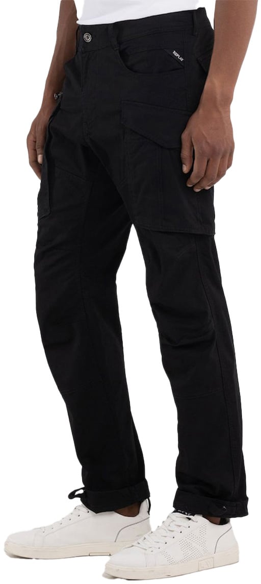 Replay Replay Joe Cargo Pants Zwart