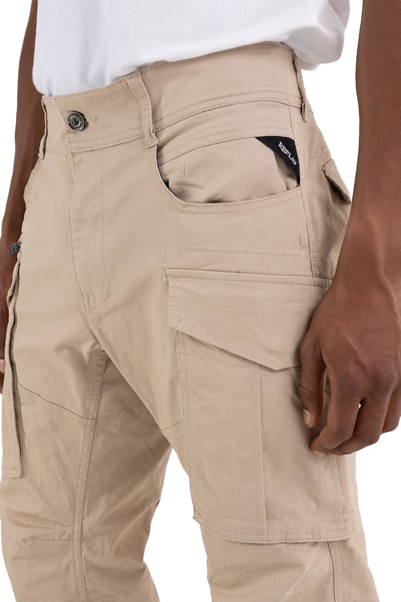 Replay Replay Joe Cargo Pants Beige