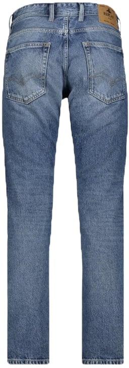 Replay Grover Straight Fit Blauw