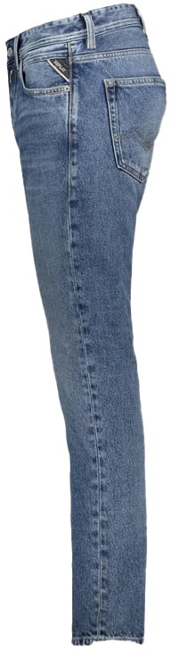 Replay Grover Straight Fit Blauw