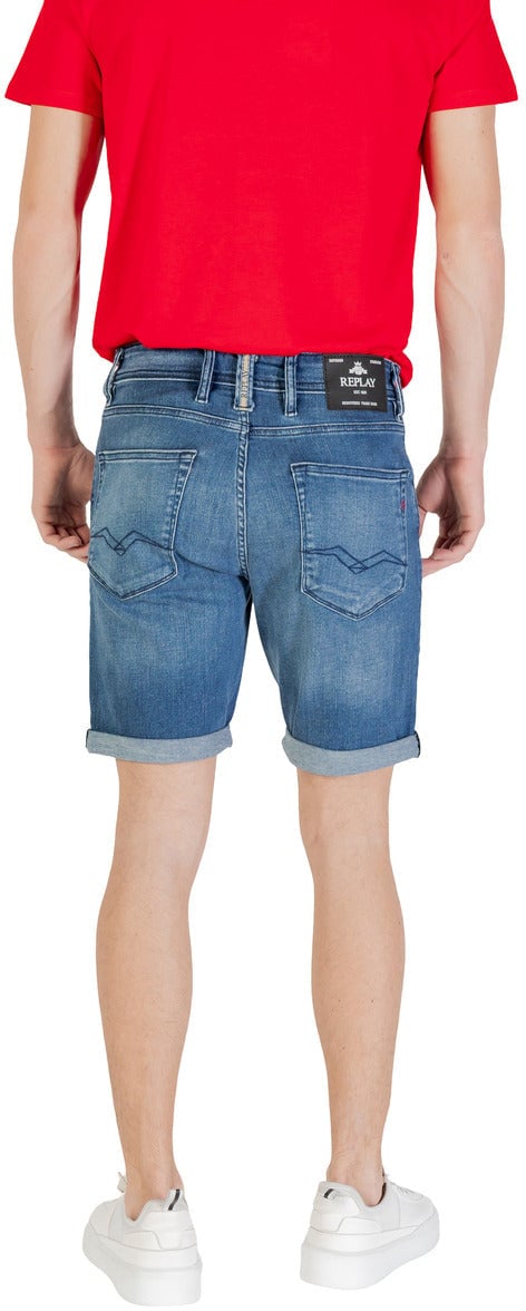 Replay Men Shorts Blauw