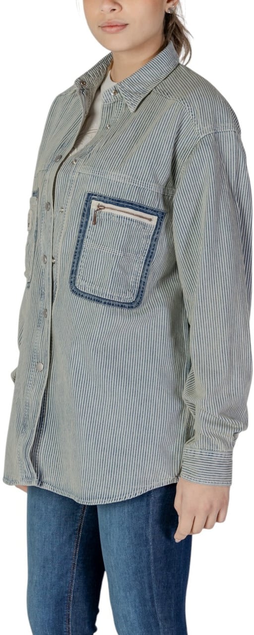 Replay Women Shirt Blauw