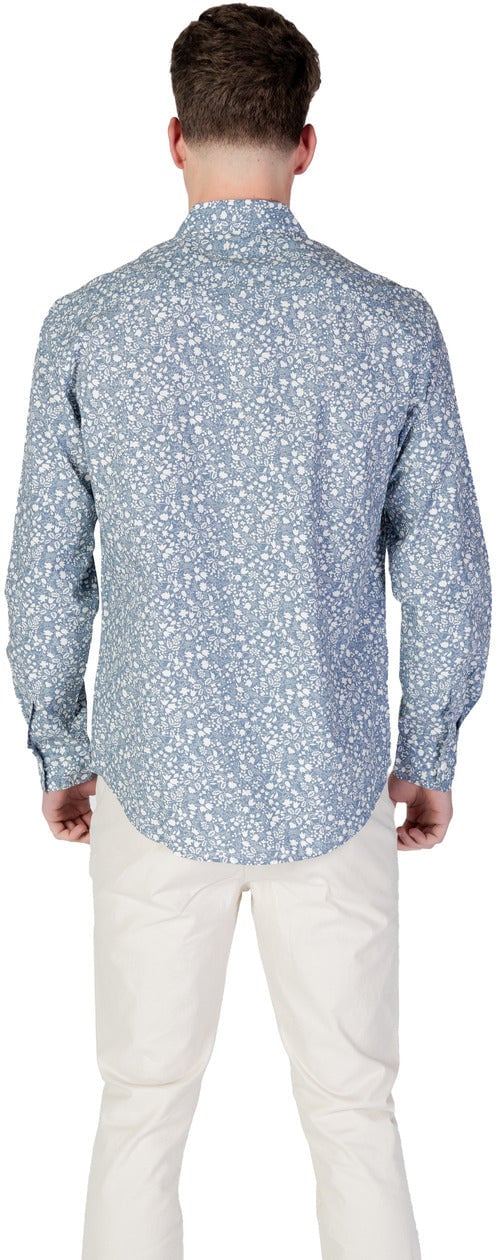 Replay Men Shirt Lichtblauw
