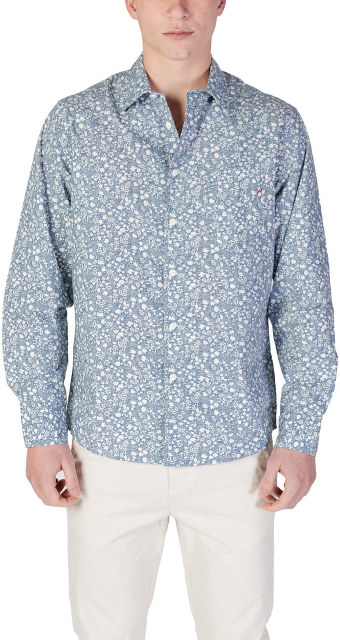 Replay Men Shirt Lichtblauw