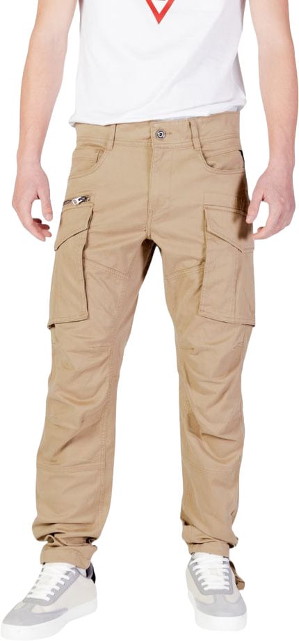 Replay Beige Cotton Cargo Pants Beige