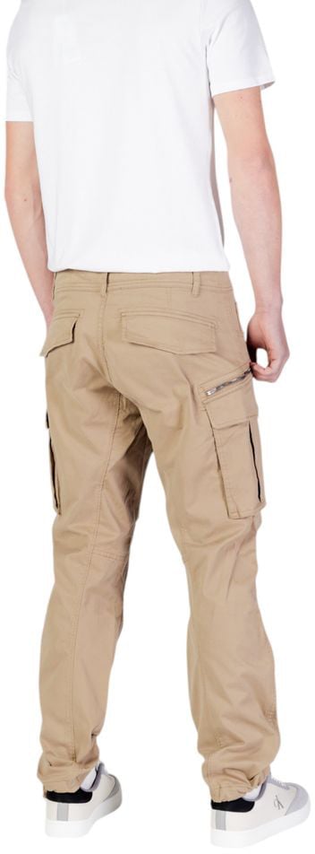 Replay Beige Cotton Cargo Pants Beige