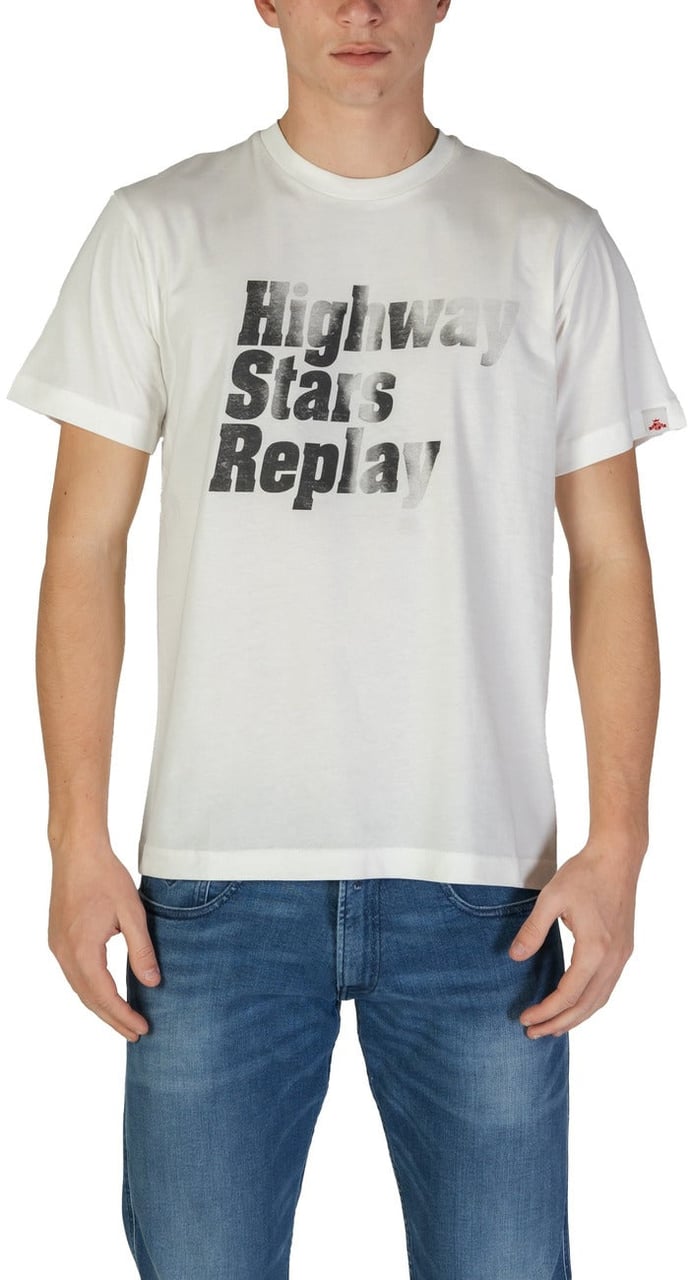 Replay Replay Men T-Shirt Wit