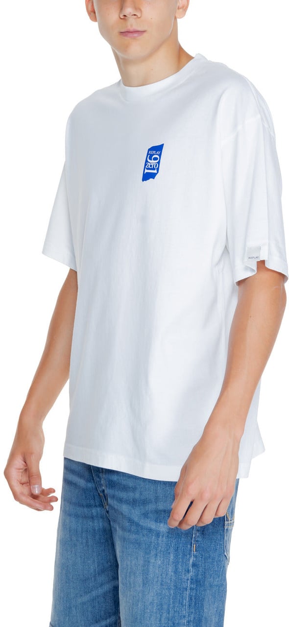 Replay Replay Men T-Shirt Wit