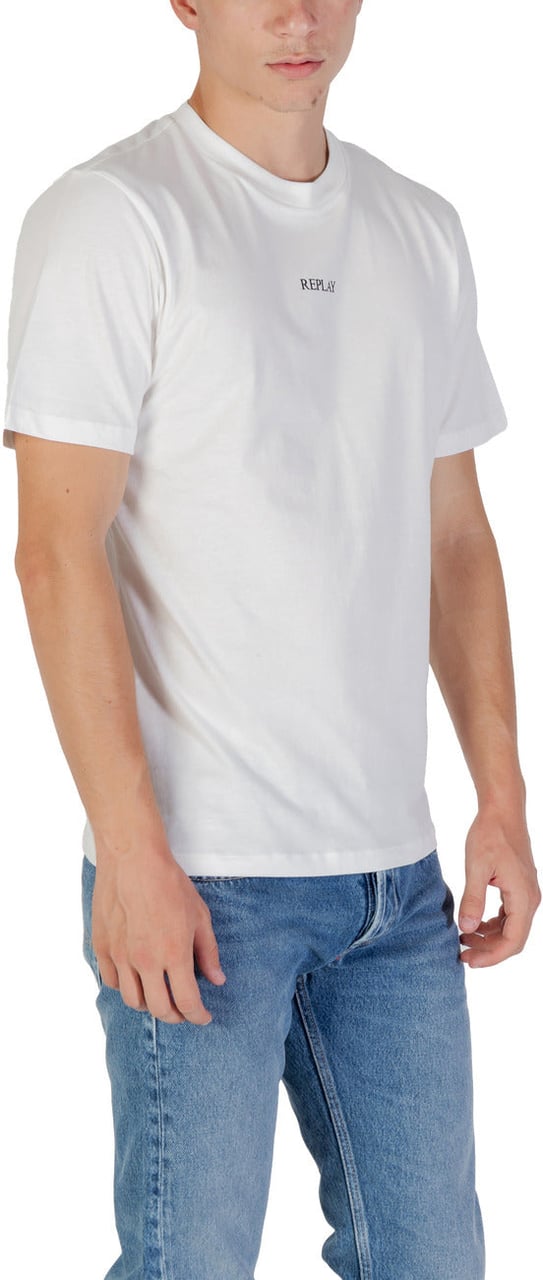 Replay Replay Men T-Shirt Wit