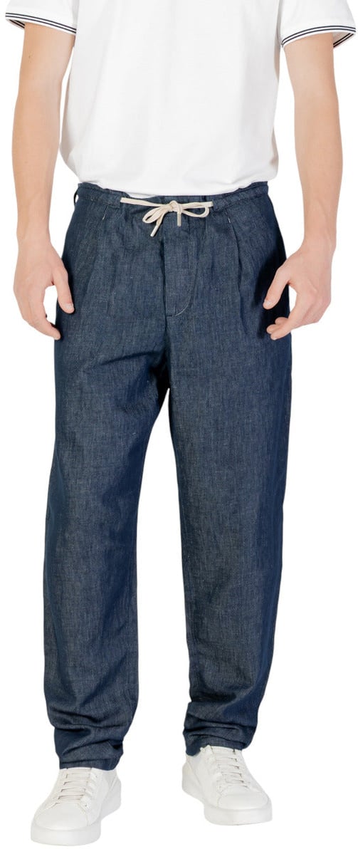 Replay Men Trousers Blauw
