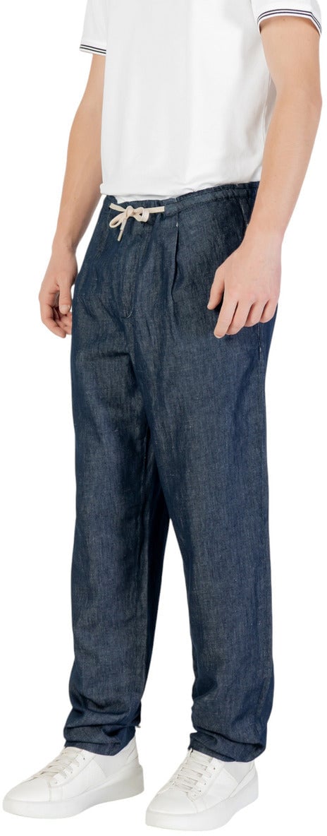 Replay Men Trousers Blauw