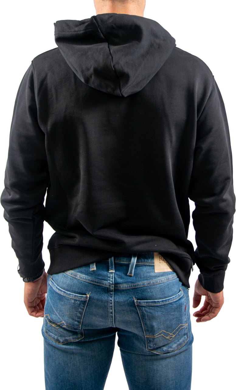 Replay Felpa Hoodie Zwart