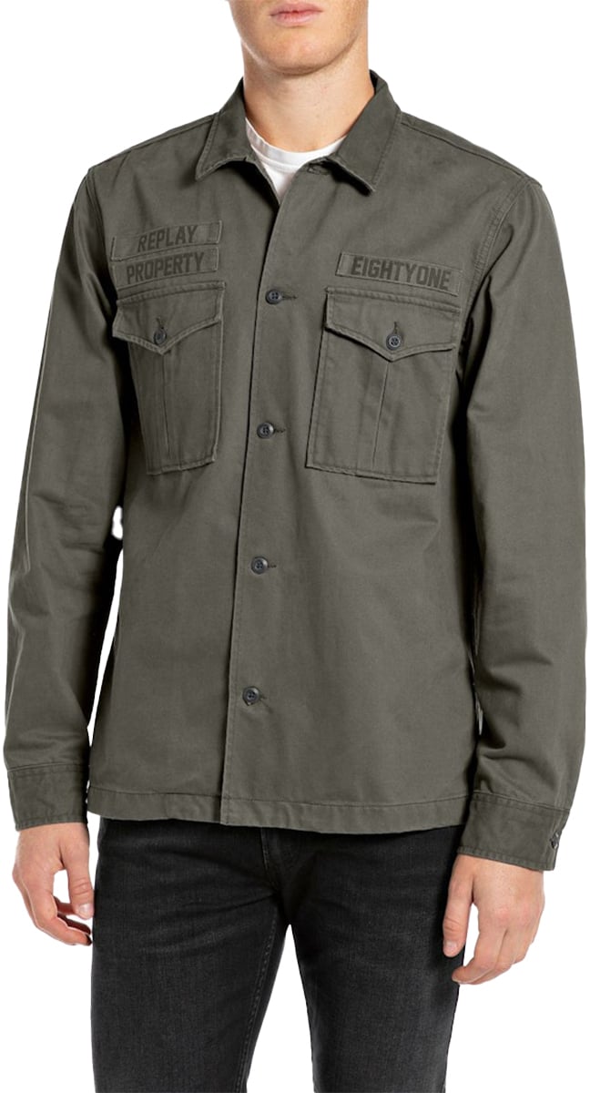 Replay Camicia Groen