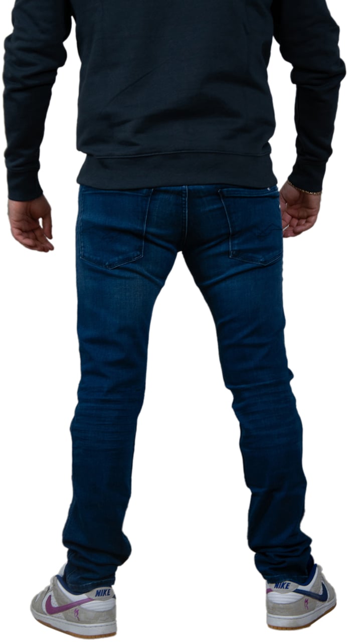 Replay Power Stretch Blauw