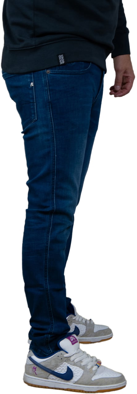 Replay Power Stretch Blauw
