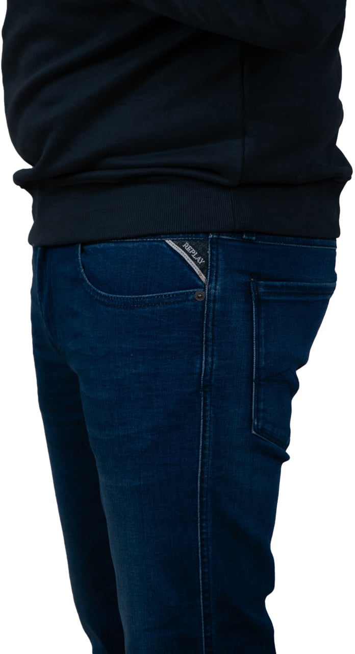 Replay Power Stretch Blauw