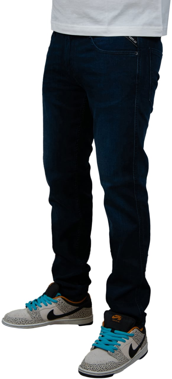 Replay Power Stretch Blauw
